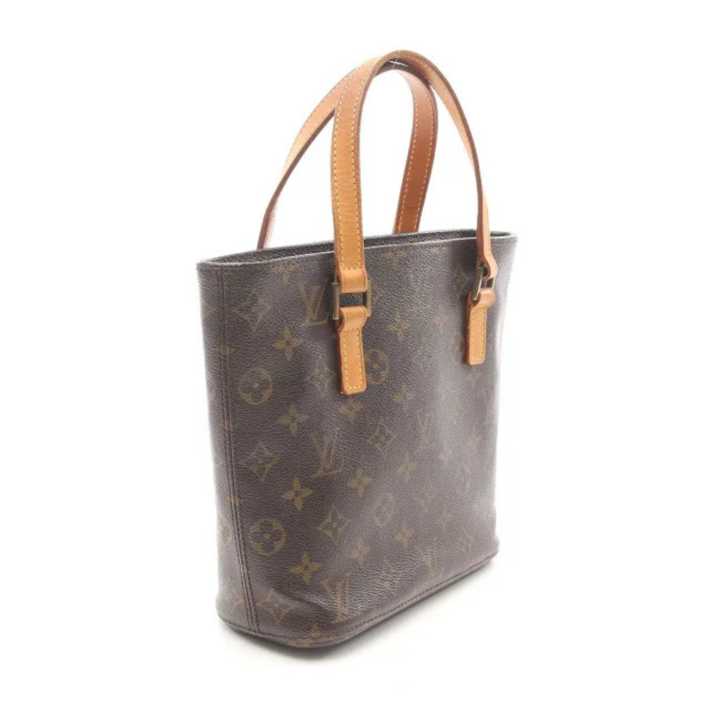 Louis Vuitton Leather Monogram Vavin Handbag Brown Canvas Brown